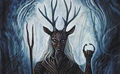 Wiccan horned forest god